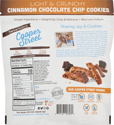 Cooper Street Cookies Cinnamn Choc Chip - 5 OZ - Image 2