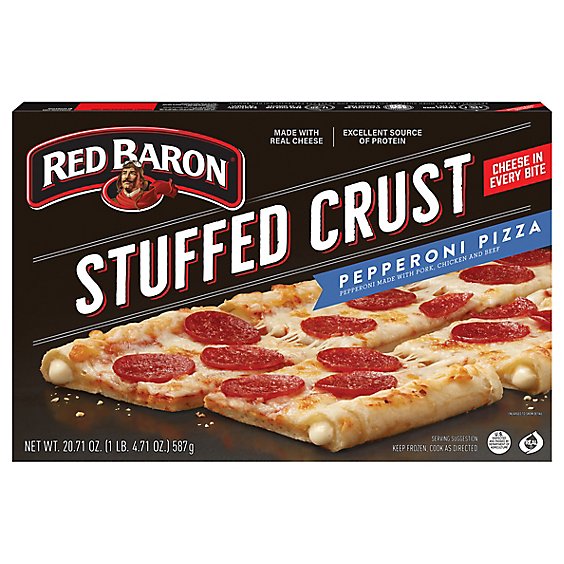 Red Baron Stuffed Crust Pizza Pepperoni - 20.71 OZ