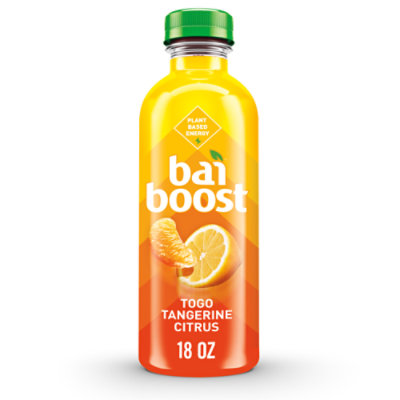 bai Boost Togo Tangerine Citrus Antioxidant Infused Beverage - 18 Fl. Oz.
