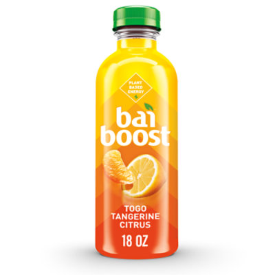 Bai Boost Togo Tangerine Citrus Antioxidant Infused Beverage - 18 Fl. Oz. - Image 1