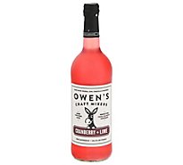 Owens Craft Mixers Cranberry Lime - 750 ML