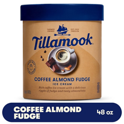 Tillamook Coffee Almond Fudge Ice Cream - 48 Oz - Image 1