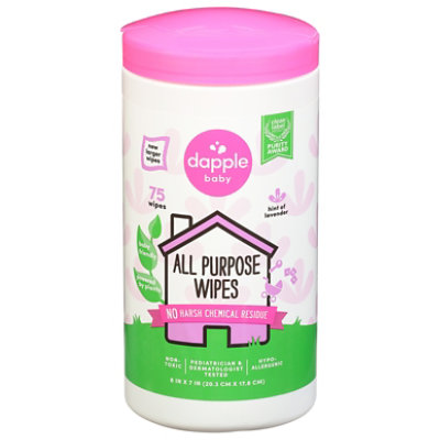 Dapple All Purpose Wipes Lavender - 75 CT - Image 3