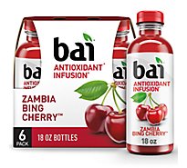 Bai Antioxidant Cocofusion Zambia Bing Cherry Coconut Flavored Water Bottle - 6-18 Fl. Oz.
