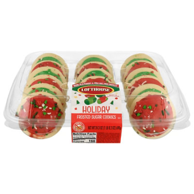 Red & Green Sugar Cookies - 24.3 OZ - Image 1