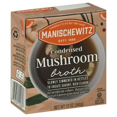 Manischewitz Mushroom Broth Condensed - 12 FZ - Image 1