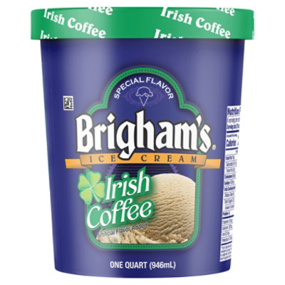 Brigham's Limited Edition Irish Coffee Ice Cream - 1 Quart - Image 3