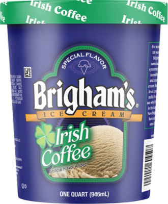 Brigham's Limited Edition Irish Coffee Ice Cream - 1 Quart - Image 6