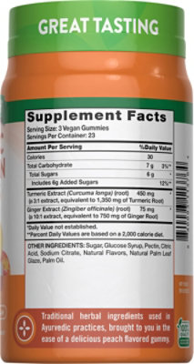 Nature's Truth Turmeric and Ginger Gummies - 70 Count - Image 2
