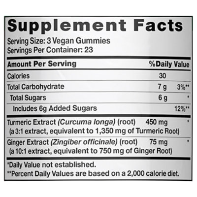 Nature's Truth Turmeric and Ginger Gummies - 70 Count - Image 2