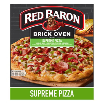 Red Baron Brick Oven Pizza Supreme - 18.64 OZ - Image 1