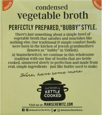 Manischewitz Vegetable Broth Condensed - 12 FZ - Image 6