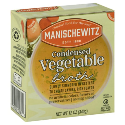 Manischewitz Vegetable Broth Condensed - 12 FZ - Image 1