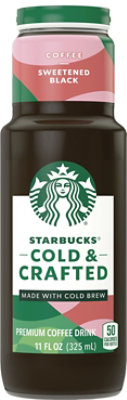 Starbucks Cold & Crafted Coffee Drink Sweetened - 11 Fl. Oz. - Image 2