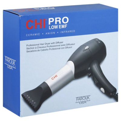 Chi Pro Dryer Black silver EA Balducci s