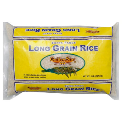 Golden Star Long Grain Rice - 5 LB