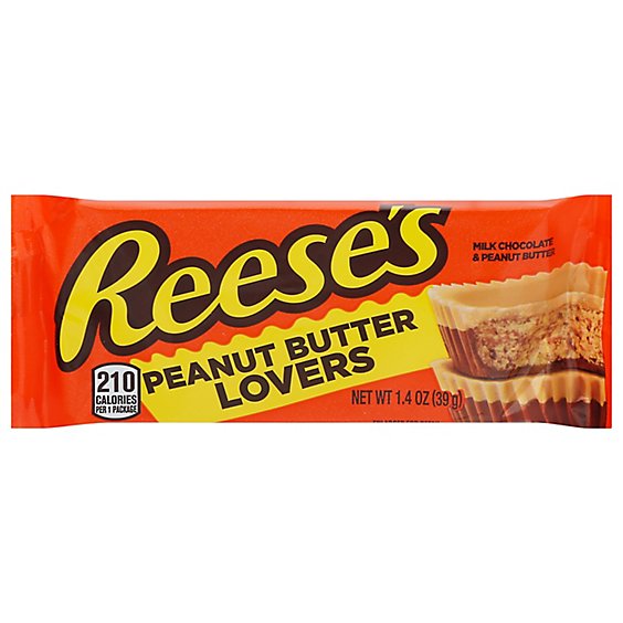 Reeses Peanut Butter Lovers Milk Chocolate Peanut Butter Cup Standard Bar - EA