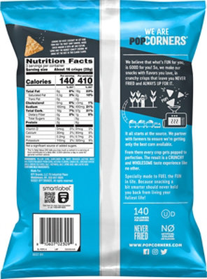 Popcorners Popped Corn Snacks White Cheddar 3 Ounce - 3 OZ - Image 6