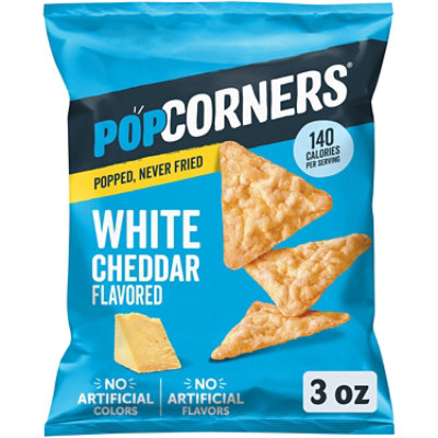 Popcorners Popped Corn Snacks White Cheddar 3 Ounce - 3 OZ - Image 2