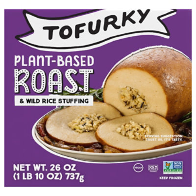 Tofurky Plant Based Roast & Wild Rice Stuffing - 26 Oz