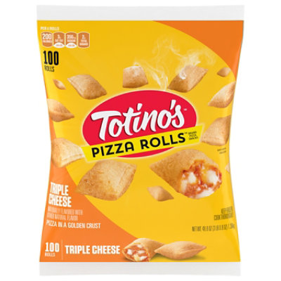 Totinos Triple Cheese Pizza Rolls 100 Count - 48.8 OZ - Image 3