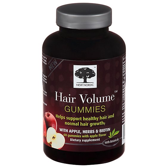New Nordic Hair Volume Gummies - 60 CT - ACME Markets