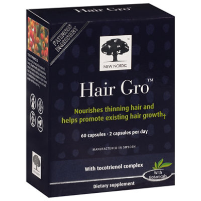 New Nordic Hair Gro - 60 CT