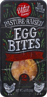 Vital Farms Egg Bite Red Pepper Mozz - 4.6 OZ