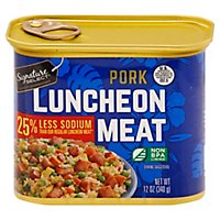 Signature Select Luncheon Meat Pork 25% Less Sodium - 12 OZ - Image 3
