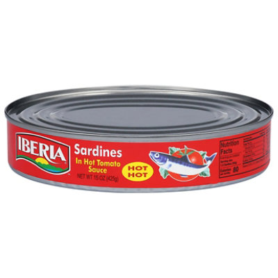 Iberia Oval Sardines In Hot Sauce - 15 OZ - Image 1