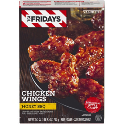 TGI Fridays Frozen Appetizers Honey BBQ Chicken Wings Box - 25.5 Oz - Image 5