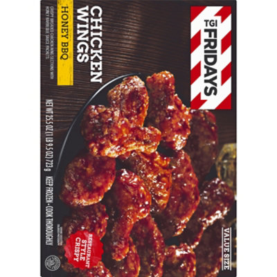 TGI Fridays Frozen Appetizers Honey BBQ Chicken Wings Box - 25.5 Oz - Image 3