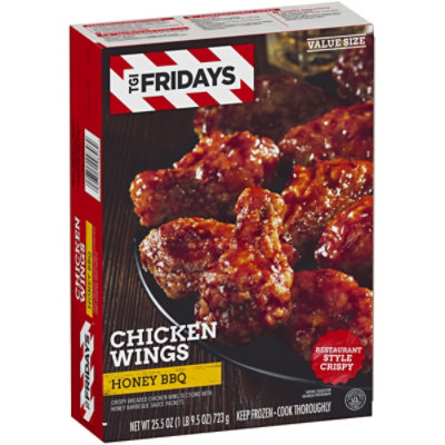 TGI Fridays Frozen Appetizers Honey BBQ Chicken Wings Box - 25.5 Oz - Image 4