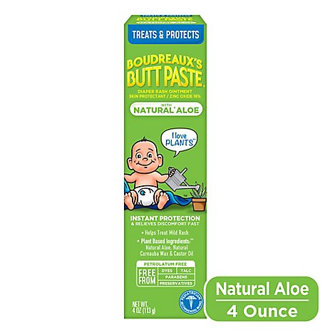 Boudreauxs Butt Paste Natural - 4 OZ