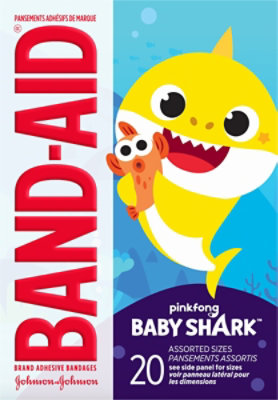 Bandaid Baby Shark - 20 CT - Image 4