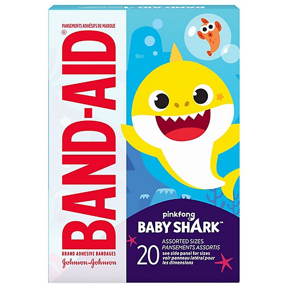 Bandaid Baby Shark - 20 CT