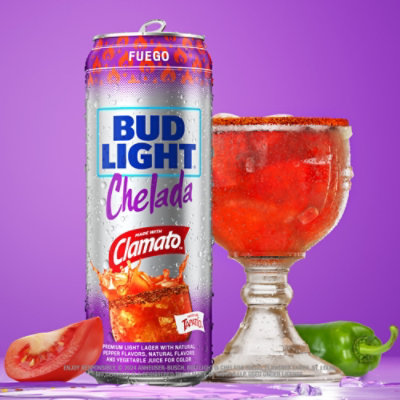 Bud Light Fuego Beer - 25 Fl. Oz. - Image 2