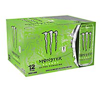 Monster Energy Ultra Paradise Sugar Free Energy Drink - 12-16 Fl. Oz.