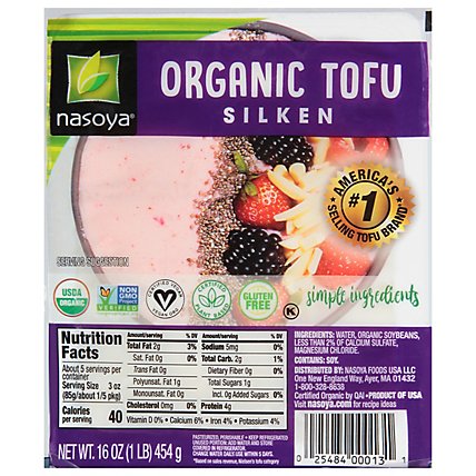 Nasoya Silken Tofu Organic - 16 OZ - Image 2