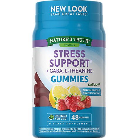 Nature's Truth Soothing Stress Away plus Gaba and L Theanine Gummies - 48 Count