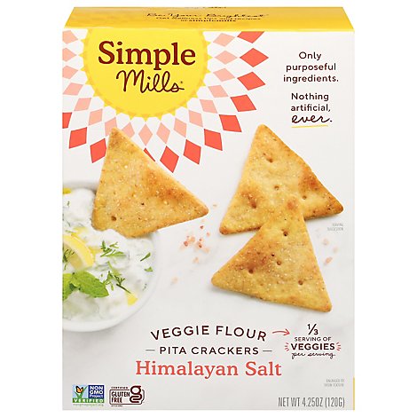 Simple Mills Pita Cracker Himalayan Ss - 4.25 OZ