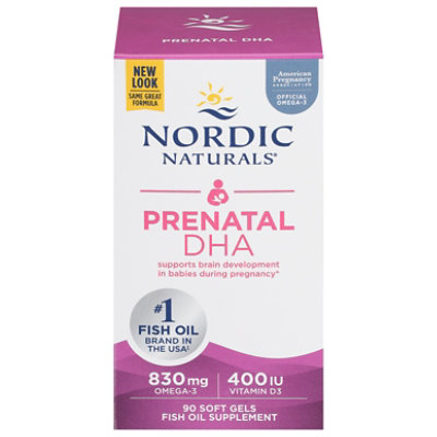 Nordic Naturals Prenatal Dha Unflavored - 90 CT - Image 2