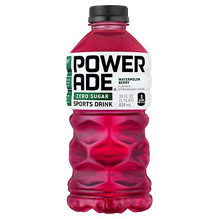 Powerade Zero Sugar Watermelon Berry Bottle - 28 FZ - Image 2