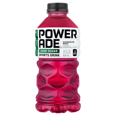 Powerade Zero Sugar Watermelon Berry Bottle, 28 Fl Oz, Sport