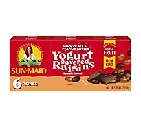 Sun Maid Raisins Chocolate & Peanut Butter Yogurt - 6-.75 OZ