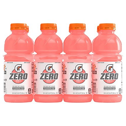 Gatorade Zero Strawberry Kiwi 20 Oz 8 Pack - 8-20FZ - Image 3