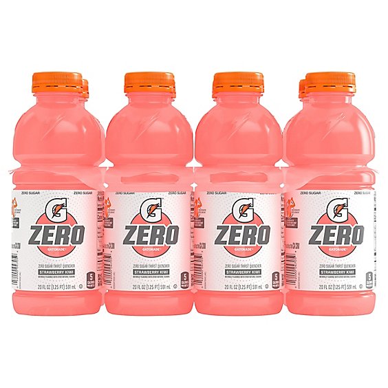 Gatorade Zero Strawberry Kiwi 20 Oz 8 Pack - 8-20FZ