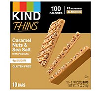 Kind Thins Caramel Nuts & Sea Salt with Peanuts - 10-.74 OZ