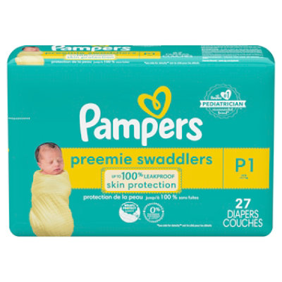 Pampers Swaddlers Preemie Diapers - 27 CT - Image 8