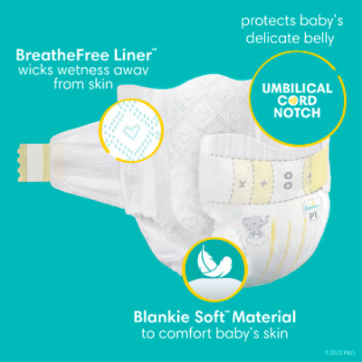 Pampers Swaddlers Preemie Diapers - 27 CT - Image 3